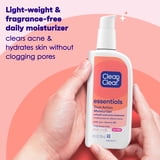 Clean & Clear Essentials Dual Action Moisturizer, 4 fl. oz