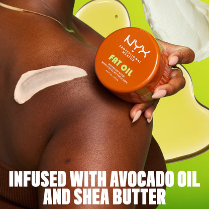 NYX Professional Makeup Fat Oil Whipped Body Butter With Shea Butter, Caramelt Mami, 4.9 Fl Oz