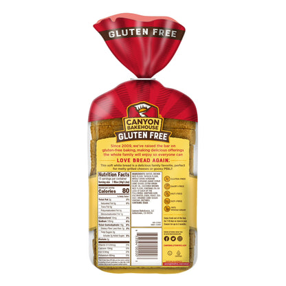 Canyon Bakehouse Mountain White Gluten Free White Bread Loaf, 18 oz., Frozen
