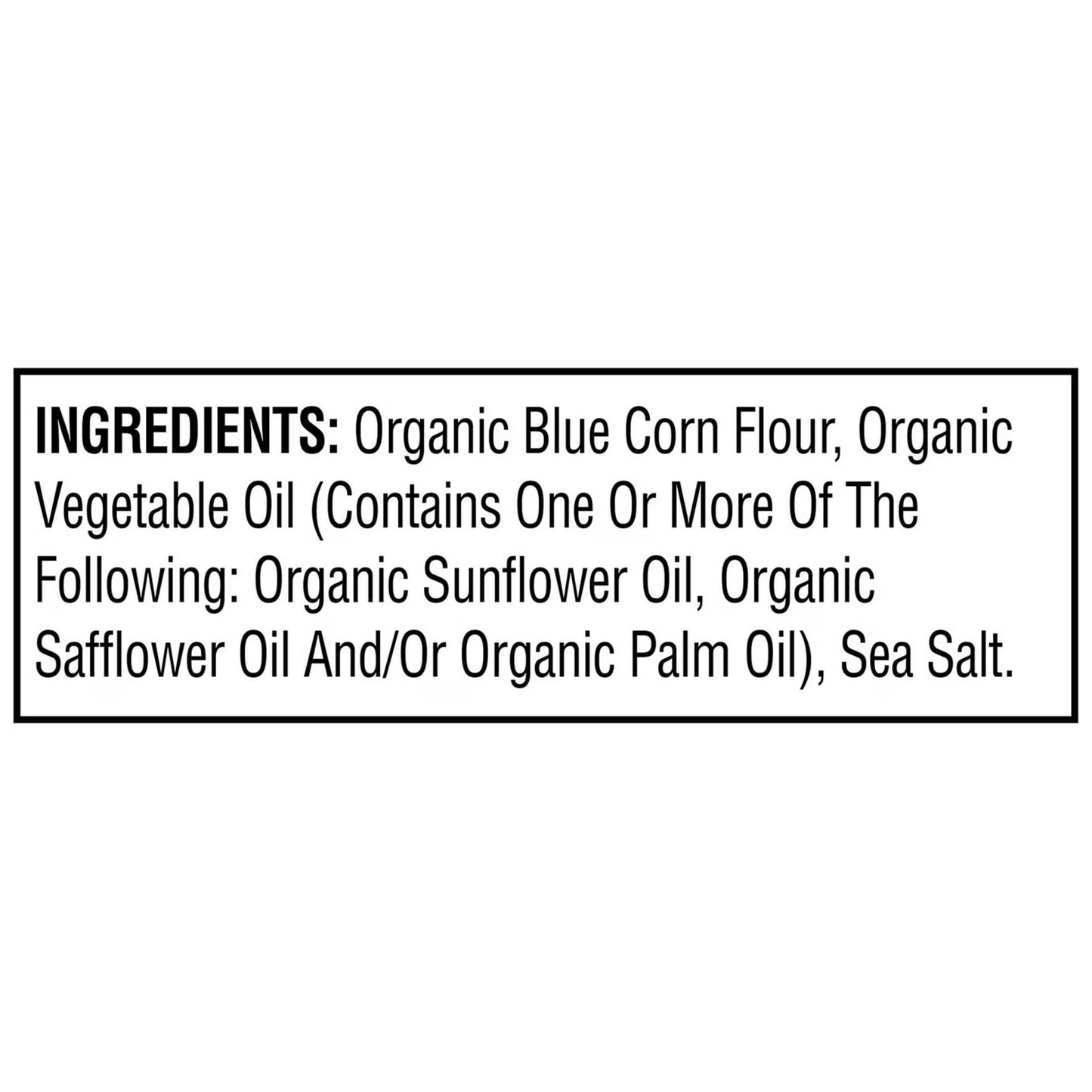 (7 pack) On The Border Organic Blue Corn Tortilla Rounds, Gluten-Free, 11 oz Bag