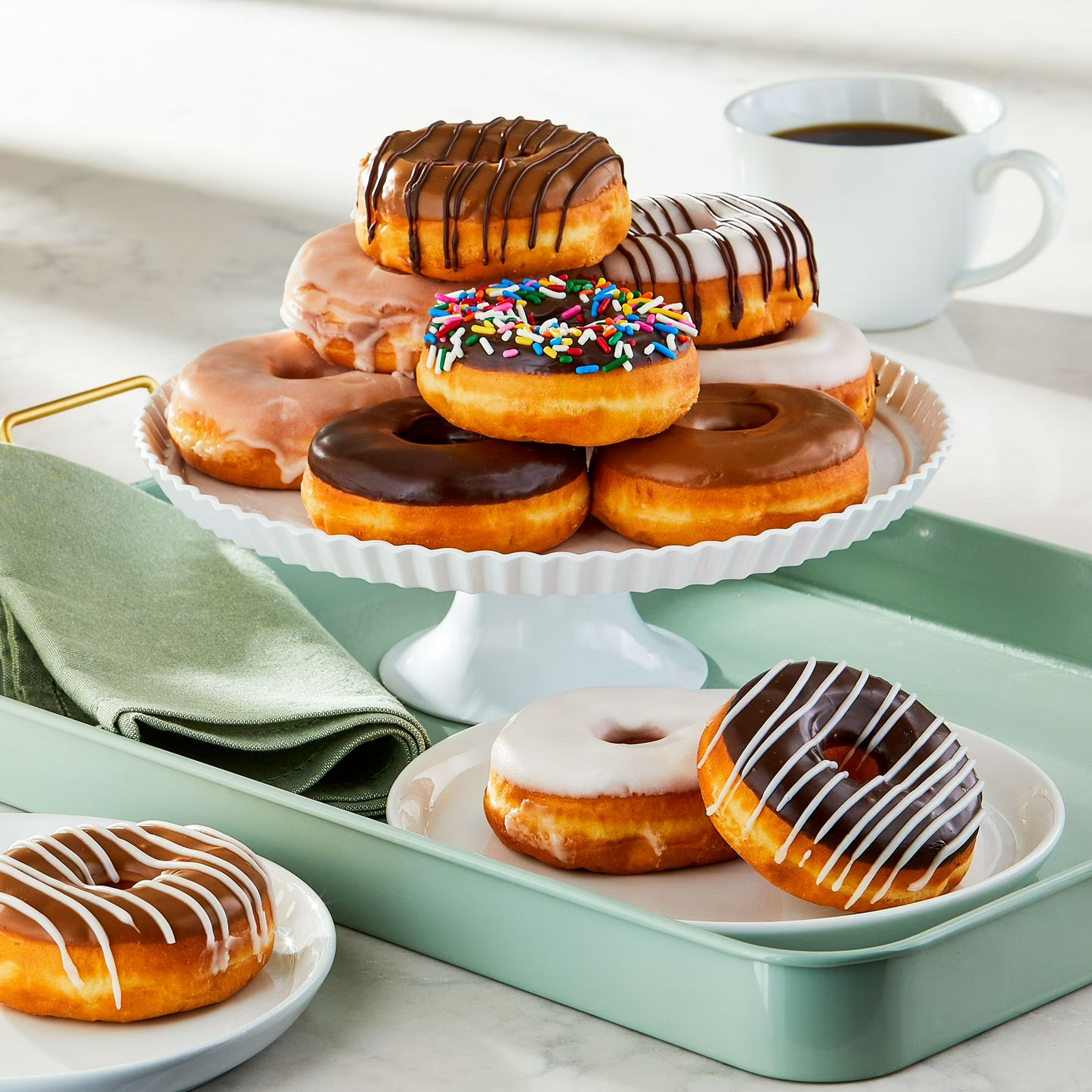Freshness Guaranteed Assorted Ring Donuts, 34 oz, 12 Count