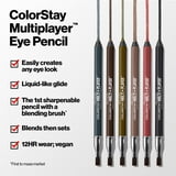 Revlon ColorStay Multiplayer Liquid-Glide Eye Pencil, Waterproof Eye Liner, 406 Queen of Hearts, 0.03 oz