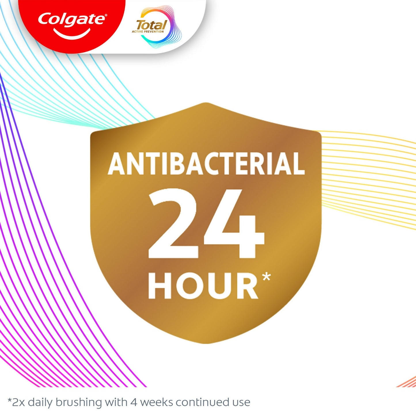 Colgate Total Active Prevention Whitening Toothpaste, Mint, 2 Pack, 5.1 oz