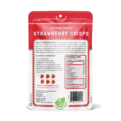 Nature’s Turn Freeze-Dried Fruit Crisps Variety Pack, No Added Sugar, Healthy Natural Fruit Crisp Snack for School Lunches, Lunchbox Snack Variety Bags of 30 (0.35 oz Each)