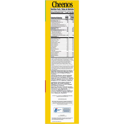 Cheerios, Heart Healthy Gluten Free Breakfast Cereal, Mega Size, 24 oz