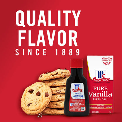 (24 pack) McCormick Pure Vanilla Extract, 1.0 fl oz Box