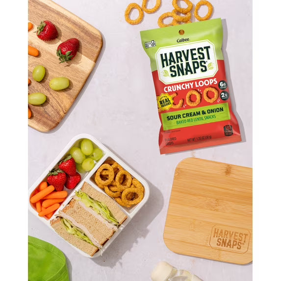 Harvest Snaps Crunchy Loops Sour Cream & Onion 1.35oz