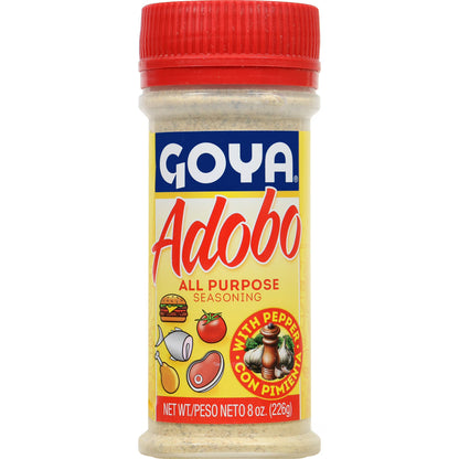 Goya All Purpose Seasoning with Pepper, 8 OZ