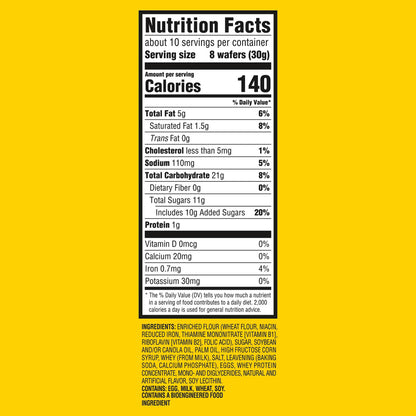 (6 pack) NILLA Wafers Cookies, Vanilla Wafers, 11 oz