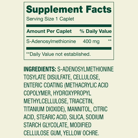 Spring Valley SAMe Dietary Supplement Value Pack, 400 mg, 40 Count