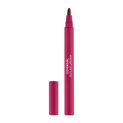 COVERGIRL Outlast Lipstain, 50 Heat Wave, Pink, 0.05 fl oz