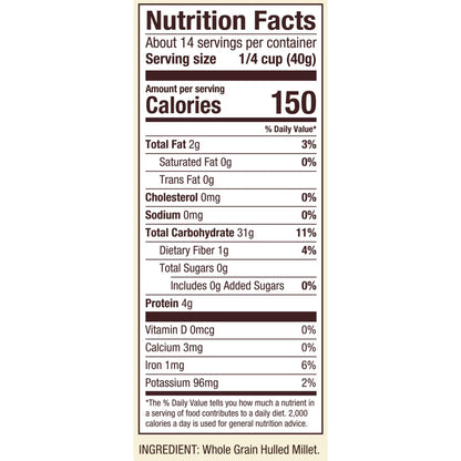 Bob's Red Mill Millet Flour, 20 oz