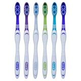 Oral-B Toothbrush Dual Clean, Medium, 6 Count