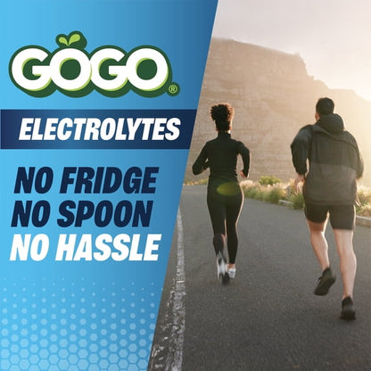 (2 pack) GOGO Electrolytes No Sugar Added Strawberry Pineapple & Orange Fruit Blend Pouches, 3.9oz (10 Pack)