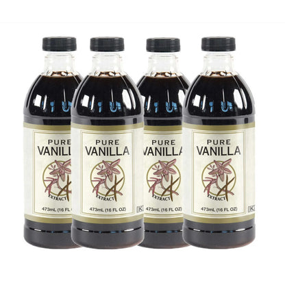 4 Pack | Pure Vanilla Extract (16 oz )