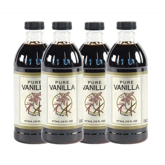 4 Pack | Pure Vanilla Extract (16 oz )