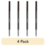 (4 pack) COVERGIRL Easy Breezy Brow Micro-Fine + Define Pencil, Rich Brown, 0.003 oz