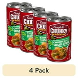 (4 pack) Campbell's Chunky Soup, Healthy Request Chicken and Sausage Gumbo, 18.8 oz Can