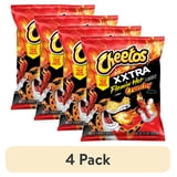 (4 pack) Cheetos Crunchy XXTRA Flamin' Hot Cheese Flavored Snack Chips, 8.5 Ounce Bag (Packaging May Vary)