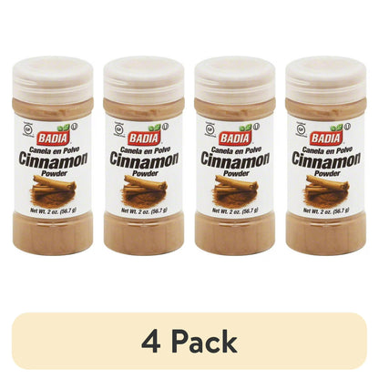 (4 pack) Badia Cinnamon Powder, 2 oz