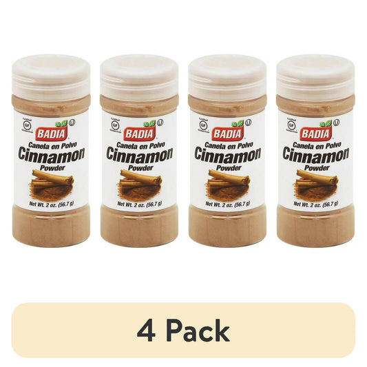 (4 pack) Badia Cinnamon Powder, 2 oz