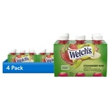 (4 pack) Welch's Strawberry Kiwi Juice Drink, 10 fl oz On-the-Go Bottle (Pack of 6)