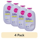 (4 pack) eos Shea Better Vanilla Cashmere Body Wash - Vanilla Cashmere, Creamy Gel Formula, Hyrdration for Dry Skin, 16 fl oz