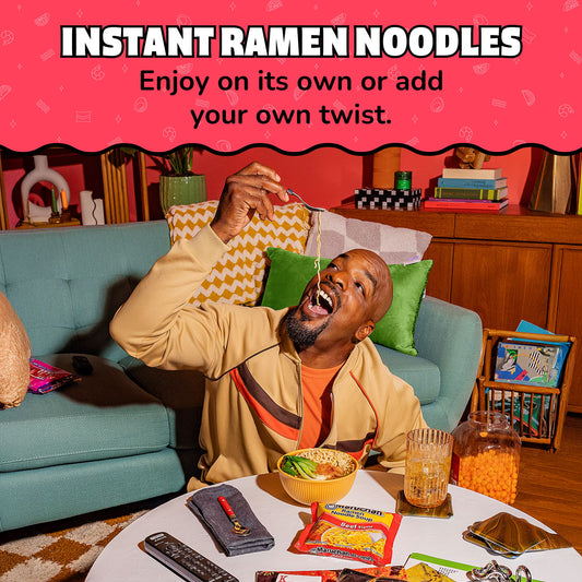 Maruchan Ramen Noodle Soup, Beef Flavor Instant Noodles, 3 oz