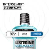 Listerine Ultraclean Intense Antiseptic Mouthwash + Whitening Protection*, Intense Mint, 1.5 L