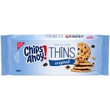 (3 pack) CHIPS AHOY! Thins Original Thin and Crispy Fudgy Chocolate Chip Cookies, 7 oz