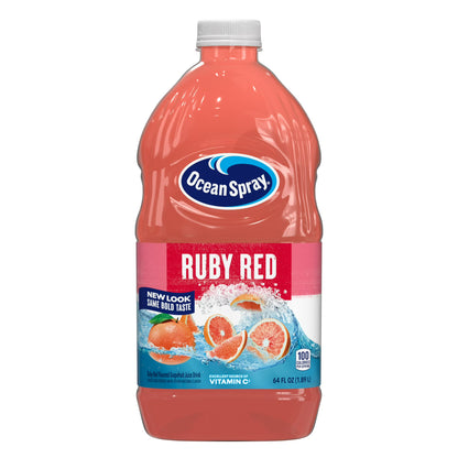 Ocean Spray Ruby Red Grapefruit Juice Drink, 64 fl oz Bottle