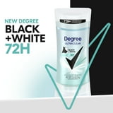 Degree UltraClear Women's Antiperspirant Deodorant Stick Pure Rain Black+White, 2.6 oz Twin Pack