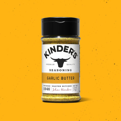 Kinder's Garlic Butter Seasoning Blend with Sea Salt, Garlic, and Spices, 2.8 oz