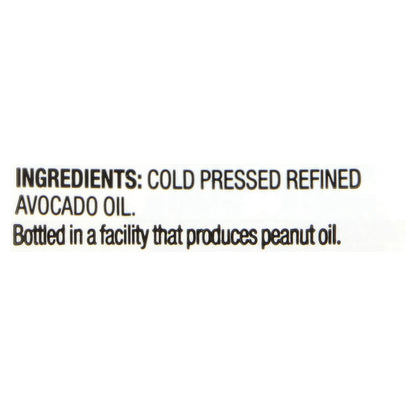 Spectrum Naturals Cold Pressed Refined Avocado Oil, 16 fl oz