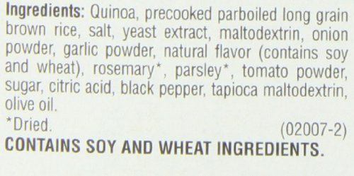 Quaker Near East Quinoa and Brown Rice Blend, Rosemary and Olive Oil 4.9 Ounce (Pack of 6 Boxes)