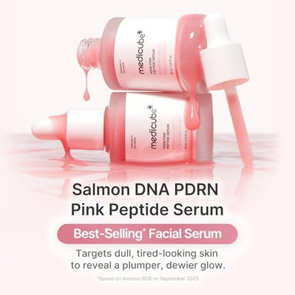 medicube PDRN Serum & Device Duo: PDRN Peptide Serum & Booster Pro X2 Pink