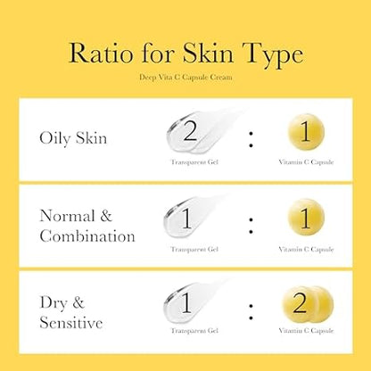 medicube Flawless Skin: Deep Vitamin C Golden Capsule Face Moisturizer and Zero Exosome Shot 7,500 PPM Spicule Facial Serum