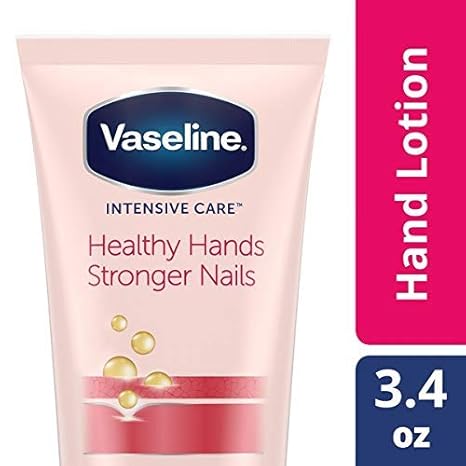 Vaseline Intensive Care Hand Cream Healthy Hands & Stronger Nails 3.4 Ounce - 2 Pack