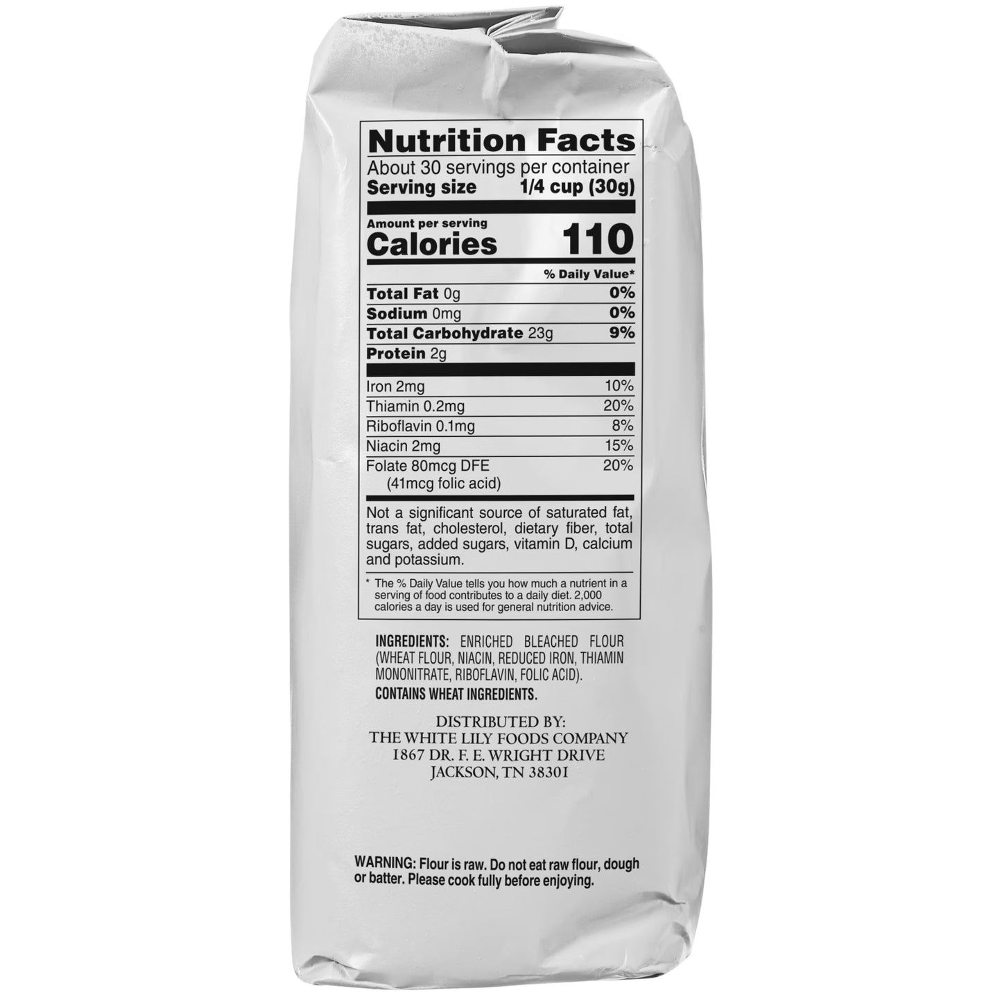 White Lily All Purpose Flour, 2 lb Bag