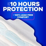 (6 pack) Always Maxi Pads with Wings, Size 2, Long Super, 60 Count