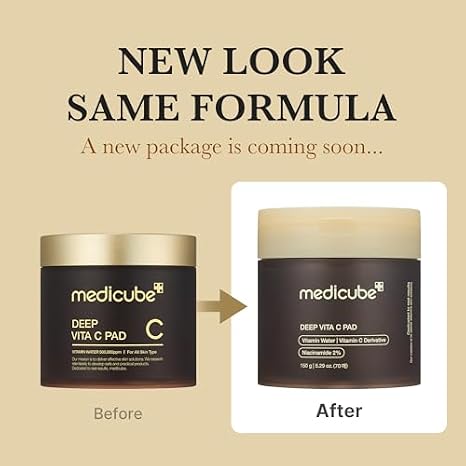 medicube Glow Boosting Duo - Deep Vitamin C Toner Pad and Capsule Cream