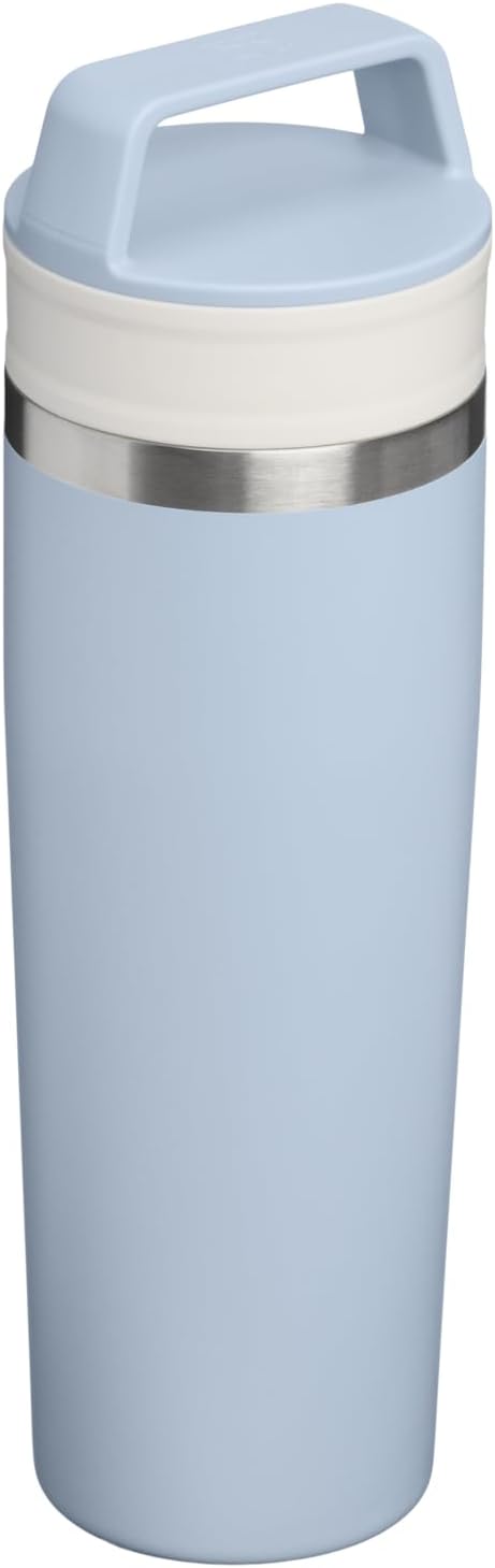 STANLEY Cafe To Go Travel Mug 20 oz | Leakproof Two-Part Drink Through Lid | Tumbler Cup for Coffee, Tea and Drinks | Insulated Stainless Steel Coffee Mug | BPA-Free | Blue Dream Stone
