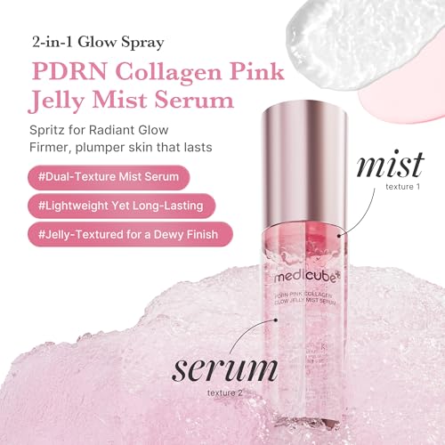 medicube Jelly Mist Serum Duo - PDRN Collagen & Kojic Acid Jelly Mist