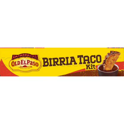 (3 pack) Old El Paso Birria Taco Kit with Seasoning, Sauce and Soft Tortillas, 12.1 oz