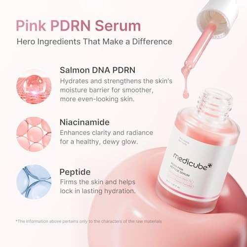 medicube PDRN Serum & Device Duo: PDRN Peptide Serum & Booster Pro X2 Pink