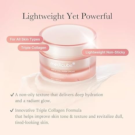 medicube Triple Collagen Prep & Glow Duo - Triple Collagen Cream and Toner