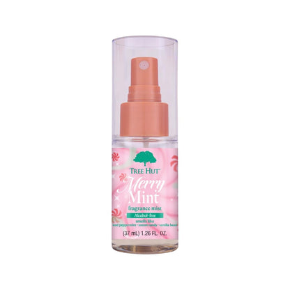 Tree Hut Mini Merry Mint Hair & Body Mist, Refreshing Body Spray, Layer with Favorite Scents, Travel Size, 1.26 fl oz