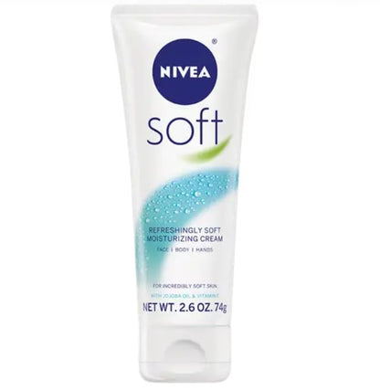 NIVEA Soft Refreshingly Soft Moisturizing Cream, Multipack, 2.6 Ounce (Pack of 12)