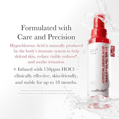 medicube Swipe & Spray Red Duo - Red Succinic Pad & Power Soothing Spray