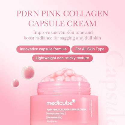 medicube Tone & Firm Moisturizer Duo - Deep Vitamin C & PDRN Capsule Cream